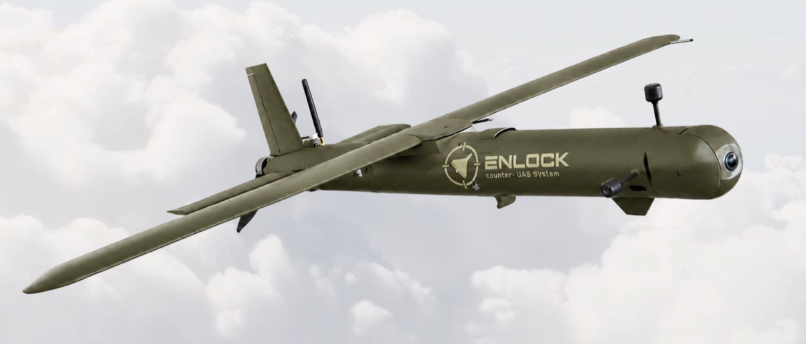 ENLOCK fixed-wing interceptor UAV